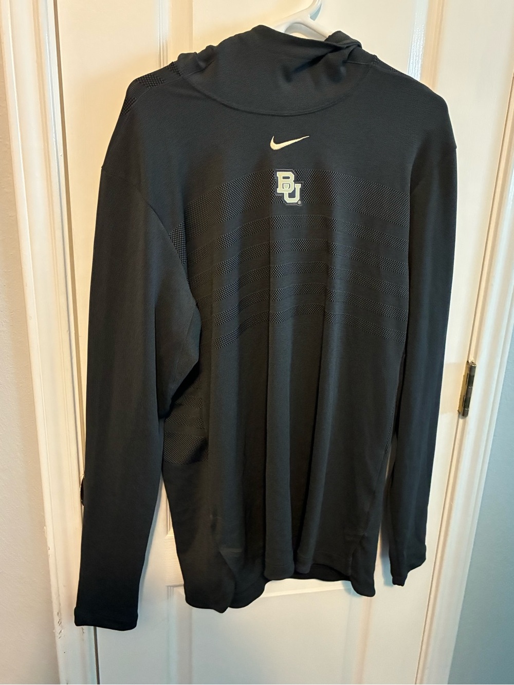 Nike Black Baylor University Lightweight Pullover Hoodie